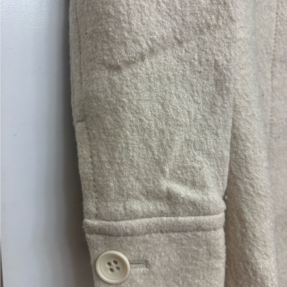 Frenchi Wool Coat with hood - Size Small - Picture 7 of 16